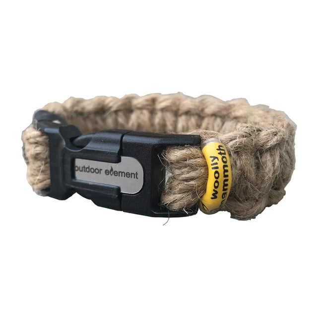 Outdoor Element Woolly Mammoth Fire Striker/Tinder Bracelet, Large