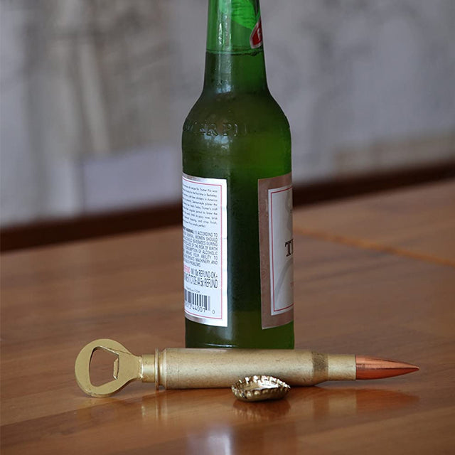 50 Caliber Bullet Round Bottle Opener