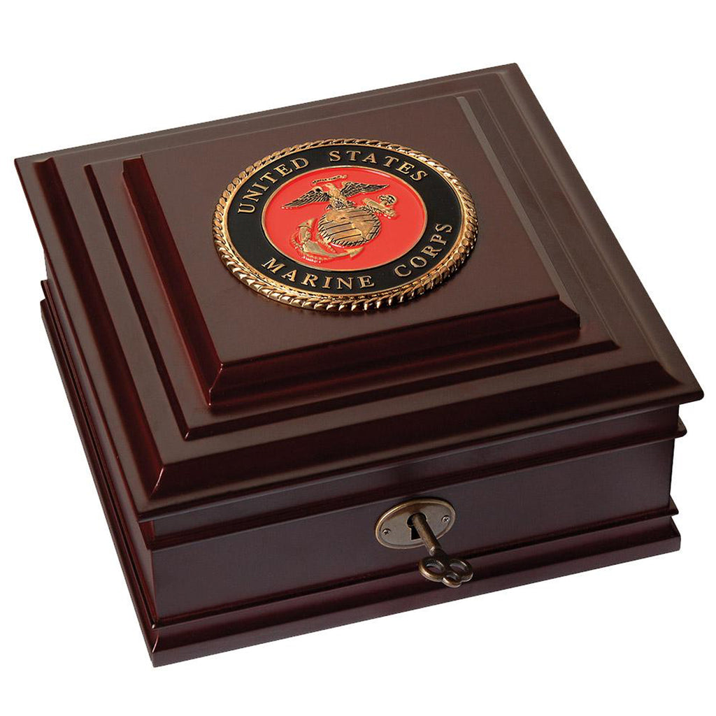 Military Awards Keepsake Box, Includes Free Engraved Plaque