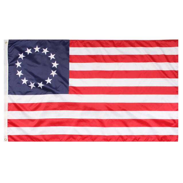 13 Star Betsy Ross 3'x5' Flag, Polyester