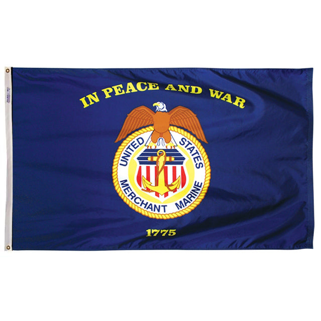 U.S. Merchant Marine 3'x5' Flag, Polyester