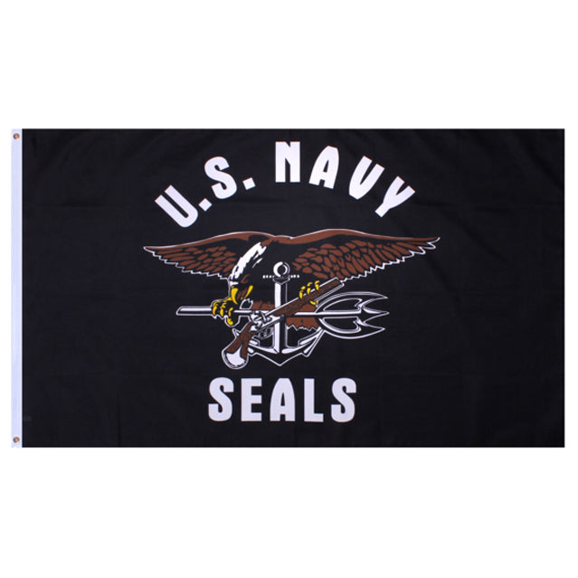 U.S. Navy Seals 3'x5' Flag, Polyester
