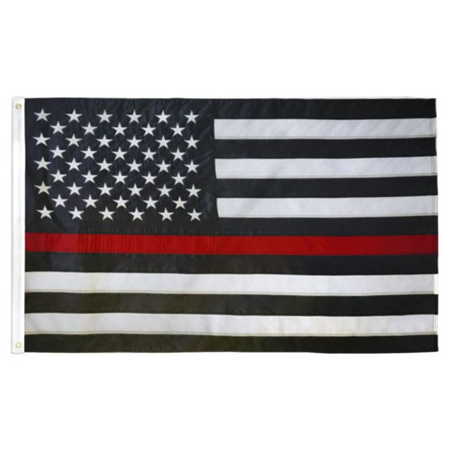 Thin Red Line 3'x5' Flag, Polyester