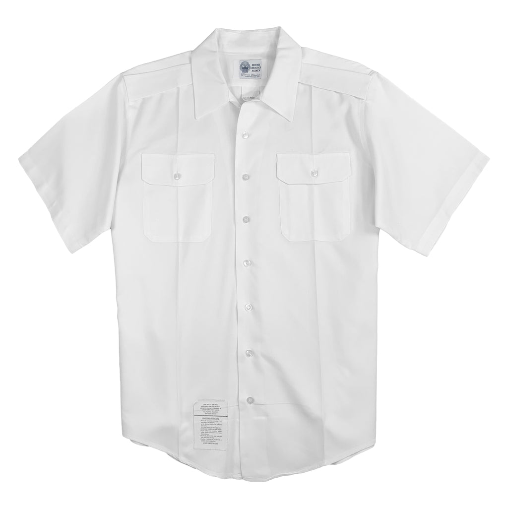 U.S. Army ASU White Short Sleeve Shirt, Male STARSNSTRIPES CO.
