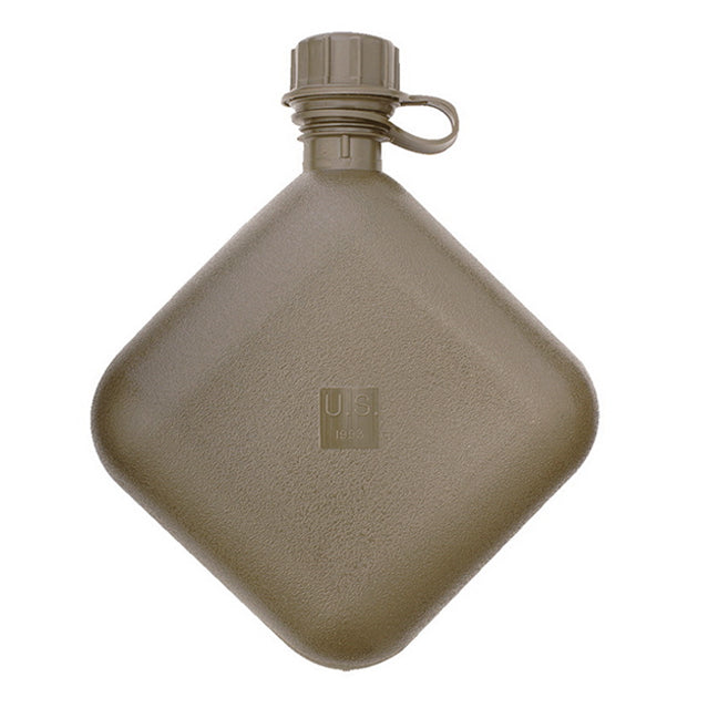U.S. 2 Quart Collapsible Canteen, OD Green