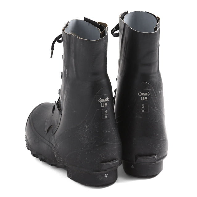 Genuine US Military, Black Mickey Mouse Cold Weather Boots/ White Cold  Weather Mickey Mouse Bunny Boots