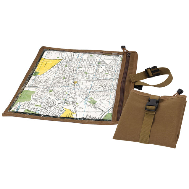 Military Map and Documents Protective Folding Case Pouch