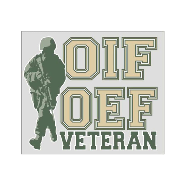 Operation Iraqi Freedom (OIF) & Operation Enduring Freedom (OEF) Veteran Decal