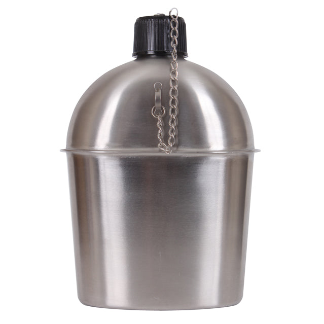 WWII GI Stainless Steel Canteen, New