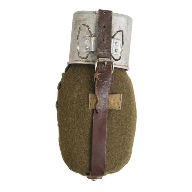 Romanian Army Canteen with Felt Cover & Canteen Cup