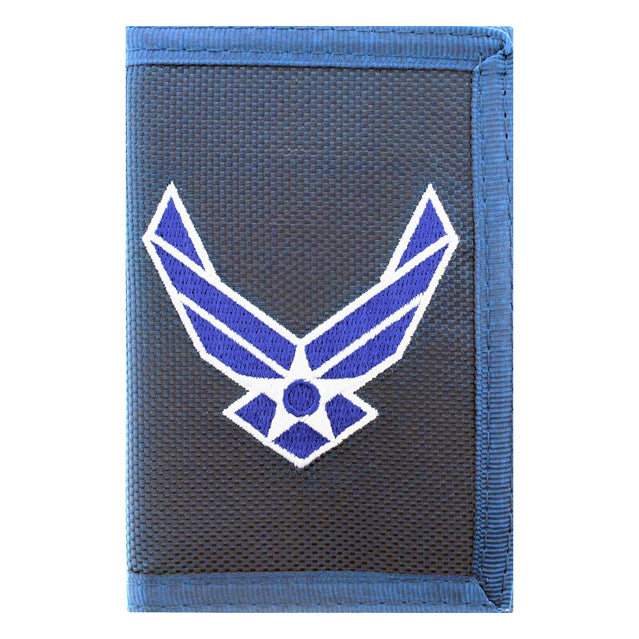 United States Air Force USAF Nylon Tri-Fold Wallet