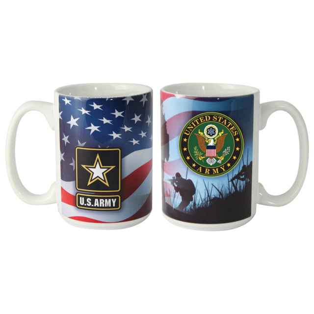 U.S. Army Ceramic Coffee Mug, 15oz