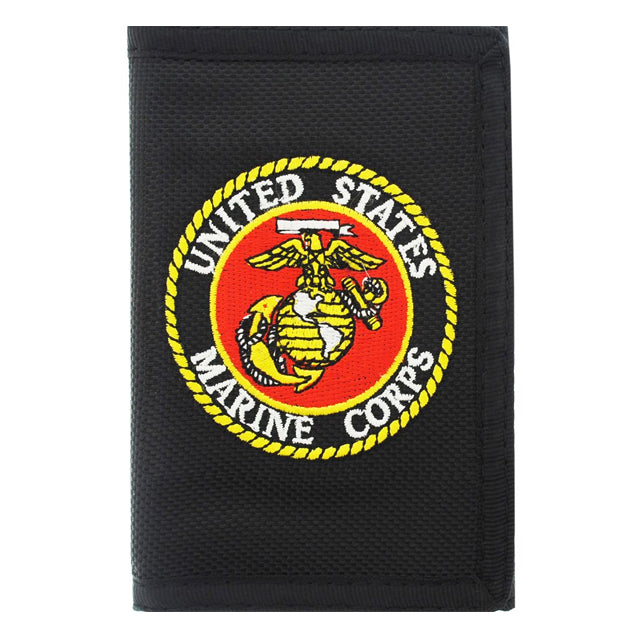 United States Marine Corps USMC Nylon Tri-Fold Wallet