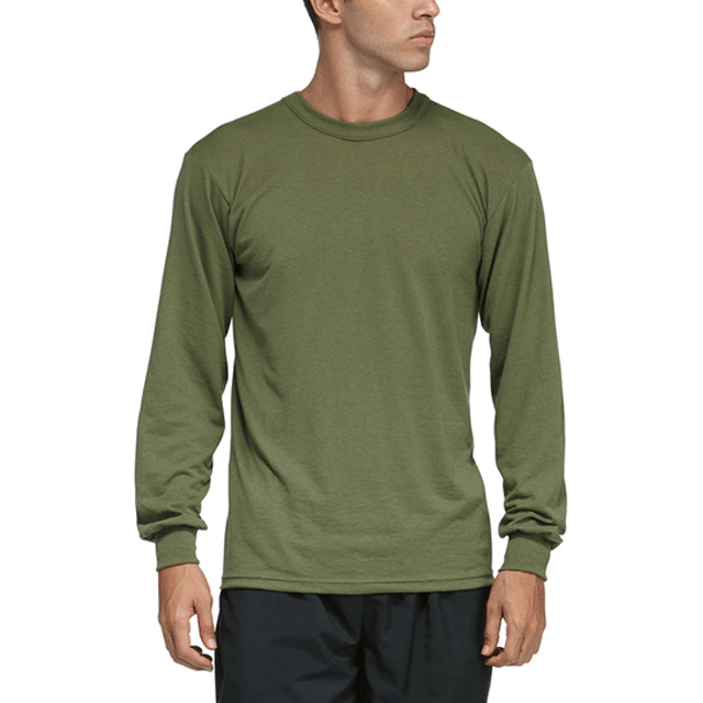 Soffe US Marines Long Sleeve T-Shirt, OD Green