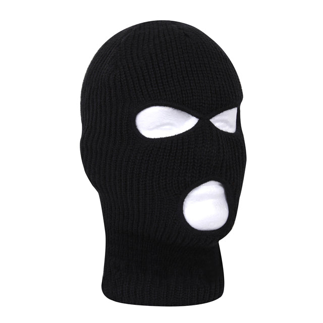 Cold Weather Wool Knit Three Hole Facemask
