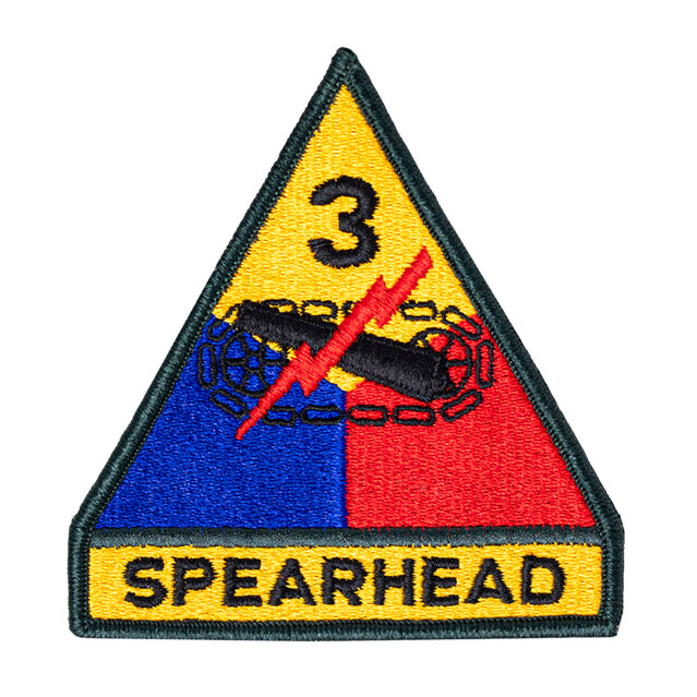 3rd Third Armor Division (AD) "Spearhead" Army Patch, Color