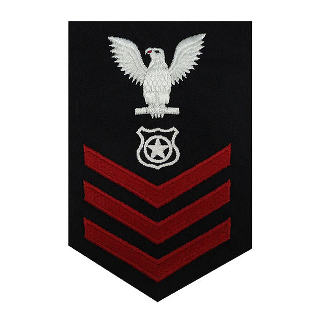 U.S. Navy Master At Arms (MA) Rating Patch, Blue (Tailored to E-4, E-5