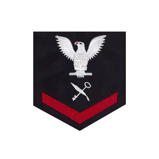 united states navy dress blue uniform U.S. Navy Retail Services Specialist (RS) Rating Patch, Blue (Tailored