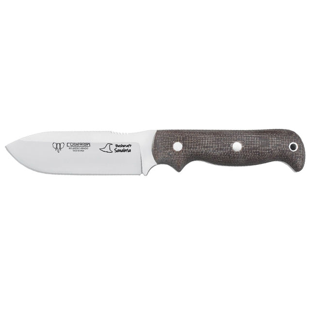 Bushcraft Stars Cudeman Sanabria Bushcraft Survival Knife with Hand Crafted Heavy-Duty ...