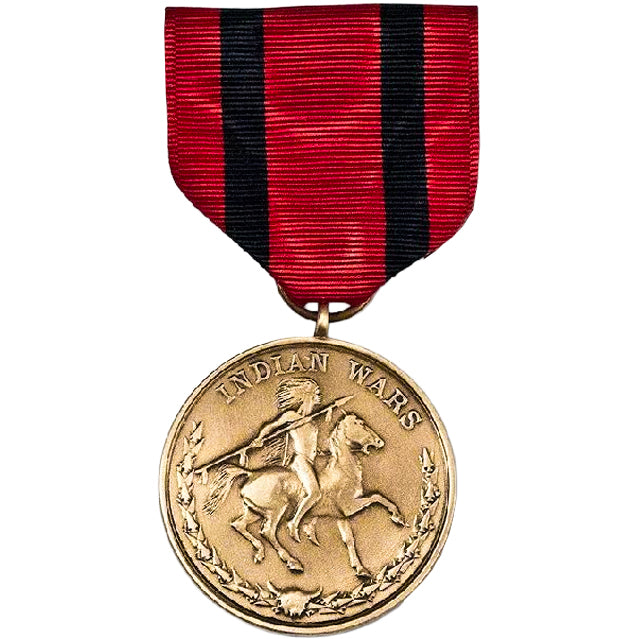 U.S. Army Indian Campaign War (1865-1891) Medal Full Size Medal, Oxidized