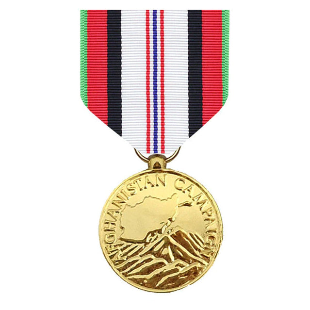 U.S. Military Afghanistan Campaign Medal (ACM) Full Size Medal, Anodized or Oxidized