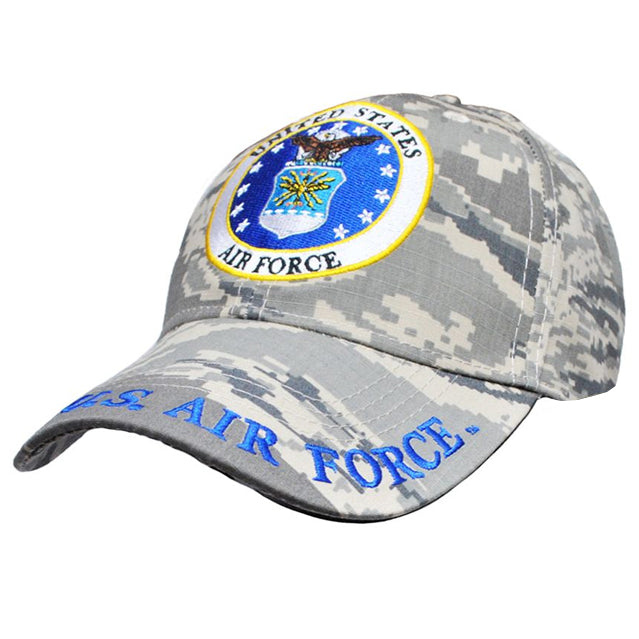 USAF Air Force Digital Camouflage Veteran Hat, ABU STARS-N