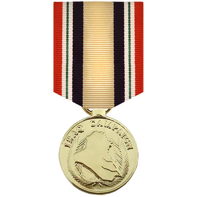 U.S. Military Iraq Campaign Medal (ICM) Full Size Medal, Anodized or Oxidized