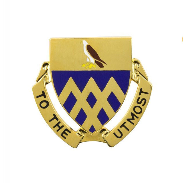 101st Cavalry Regiment Unit Crest (To the Utmost)
