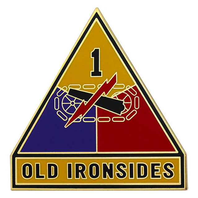 1st Armored Division Old Ironsides Combat Service Identification Badge (CSIB)