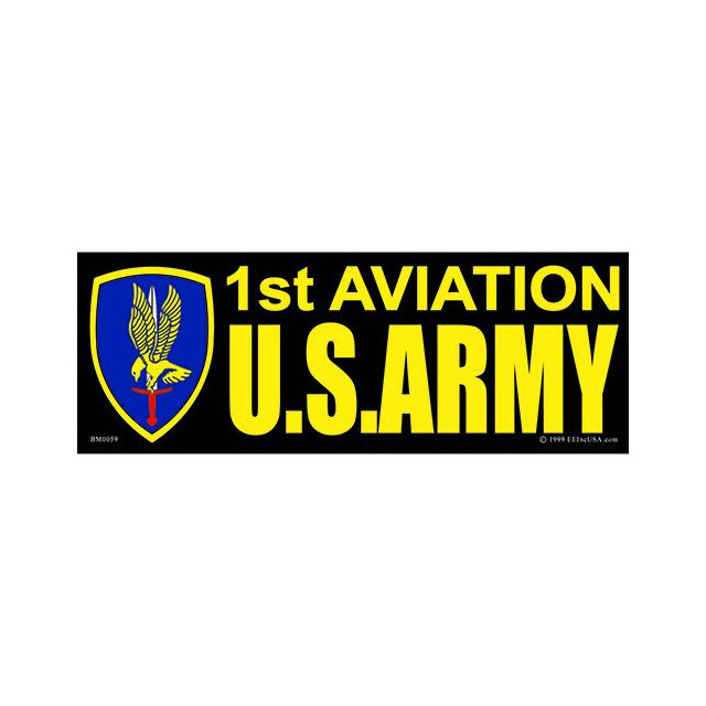 1st Aviation U.S. Army Bumper Sticker