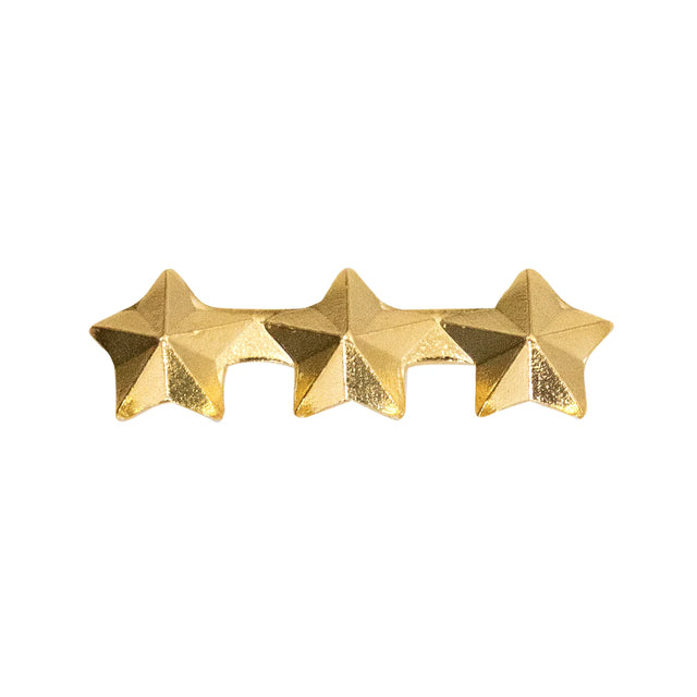 3 Gold Star Device Ribbon Attachment 3/16"