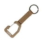 5.11 Tactical Hardpoint MK Carabiner Key Ring, Black & Coyote