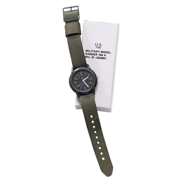 U.S. Military Ranger Field Wrist Watch, OD Green