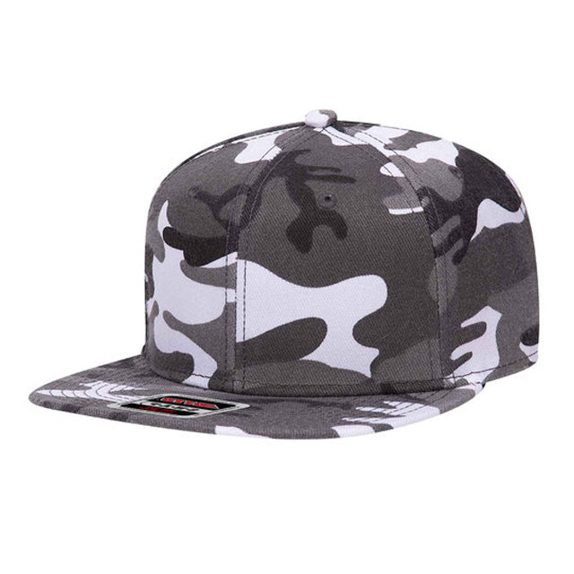 Urban City Camo Snapback Cap Hat Structured