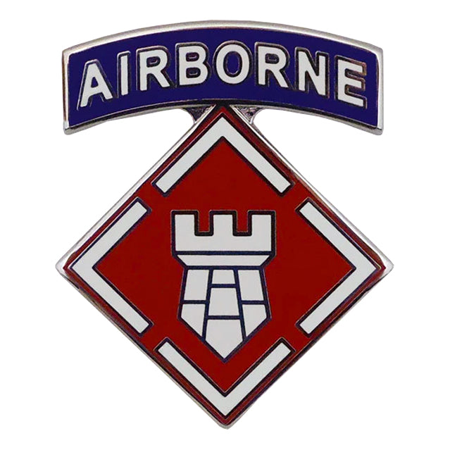 20th Engineer Brigade & Airborne Tab Combat Service Identification Badge (CSIB)