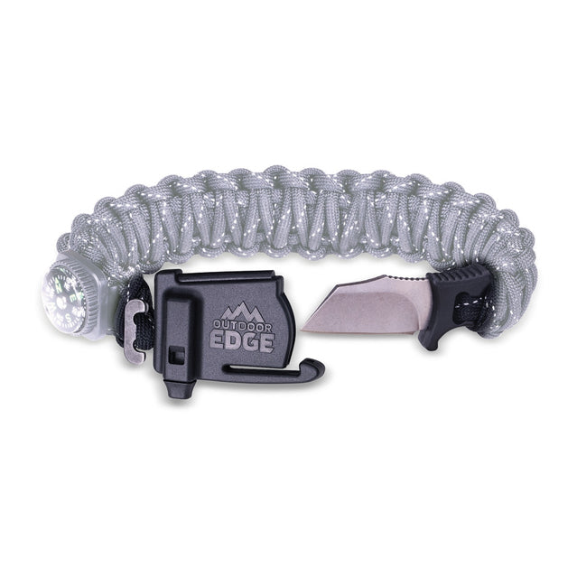 PHXD101 Side Release Whistle Buckle w/ Flint Fire Starter & Scaper Paracord  Bracelet at