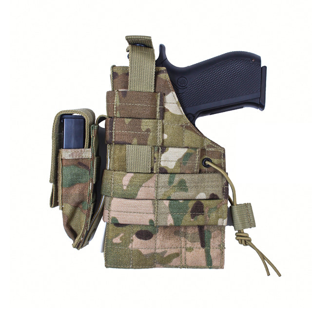 MOLLE Modular Ambidextrous Holster - Black, Coyote, OD & MultiCam