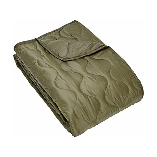 Deluxe Military Poncho Liner Blanket, OD Green & Coyote Brown