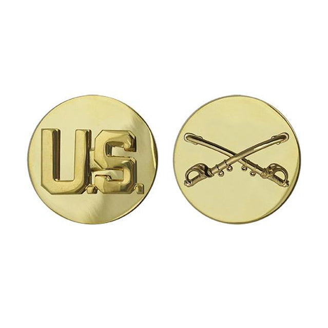 U.S. Cavalry & U.S. Collar Device, Enlisted