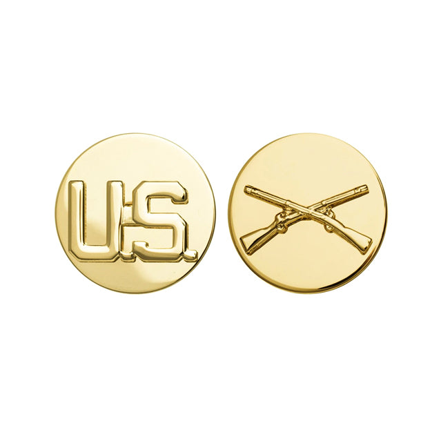 U.S. Infantry & U.S. Collar Device, Enlisted