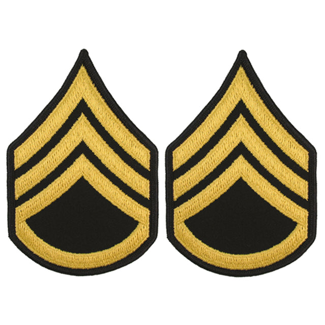 U.S. Army Staff Sergeant E-6 Rank Patches, ASU