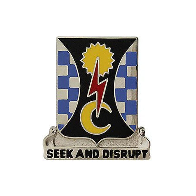 U.S. Army 109th Military Intelligence Battalion Unit Crest (Seek and Disrupt)
