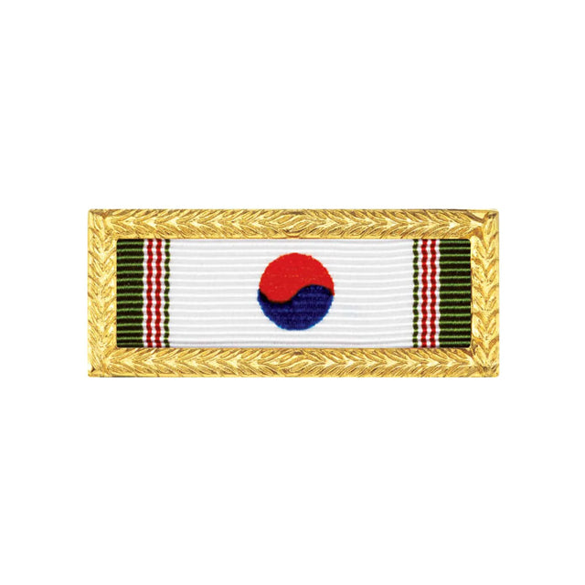 Army Korean Presidential Unit Citation Ribbon & Gold Frame