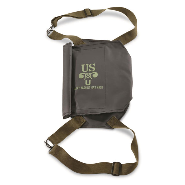 U.S. Army WWII Reproduction M5 Assault Gas Mask Bag | STARS