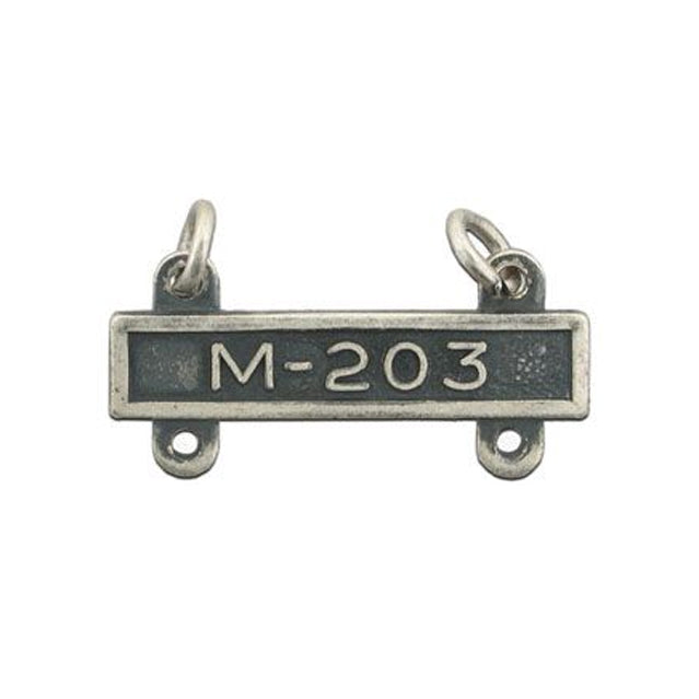 M-203 Tab, Brite Anodized or Oxidized
