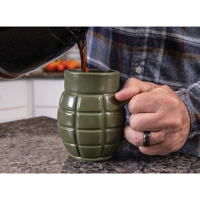 Fragmentation Grenade Shaped Ceramic Coffee Mug