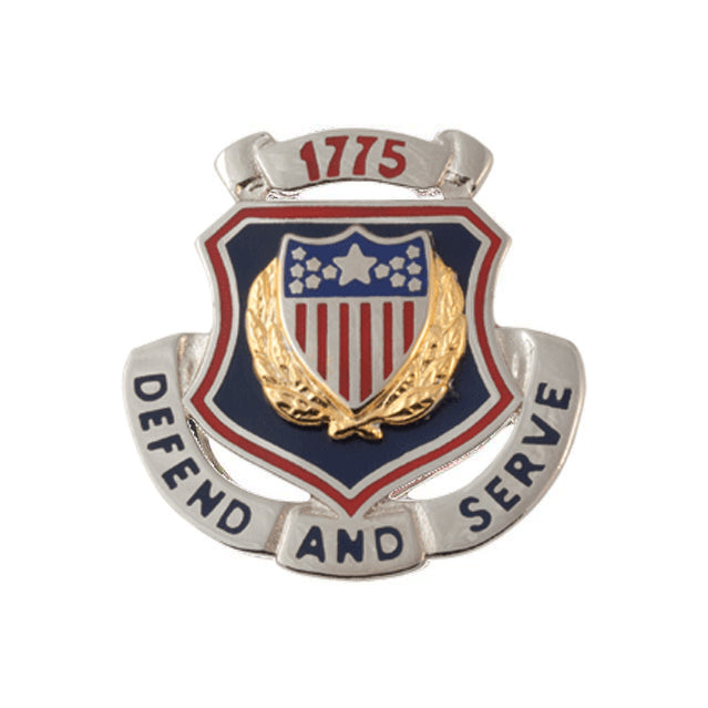 U.S. Army Adjutant General Regimental Crest (Defend and Serve 1775)