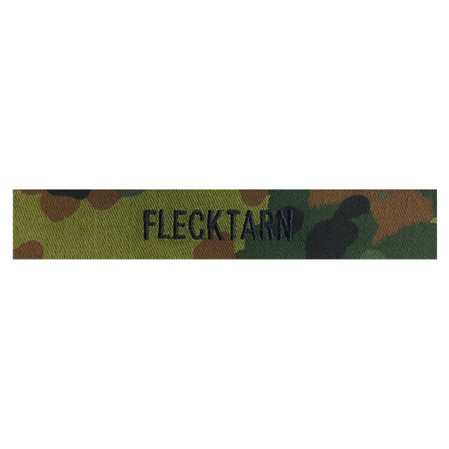 Custom German Military Flecktarn Twill Name Tape
