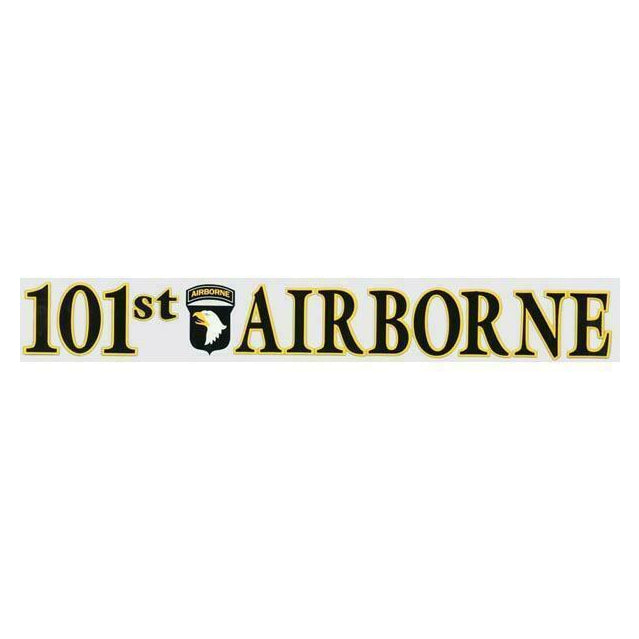 101st Airborne Window Strip Decal