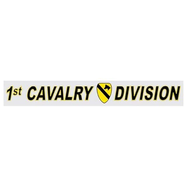 1st Cavalry Division Window Strip Decal